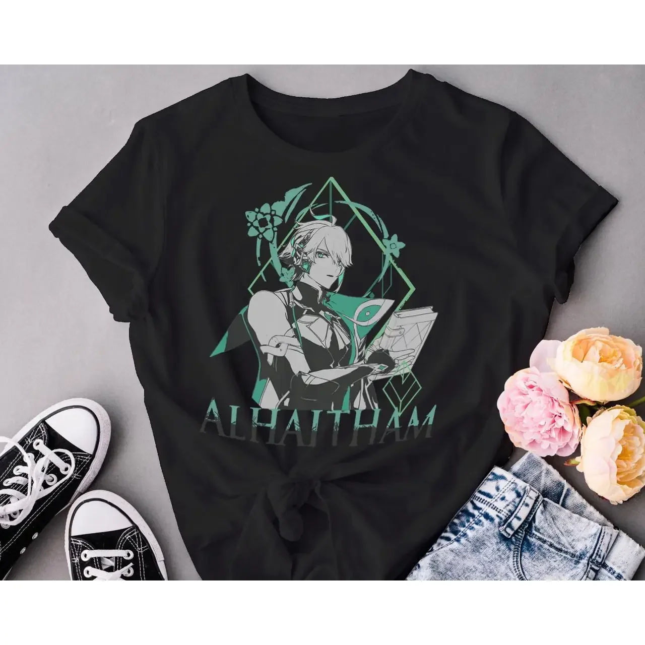 

2025 high street T-shirt Adjustable fashion graphic t shirts Unisex anime