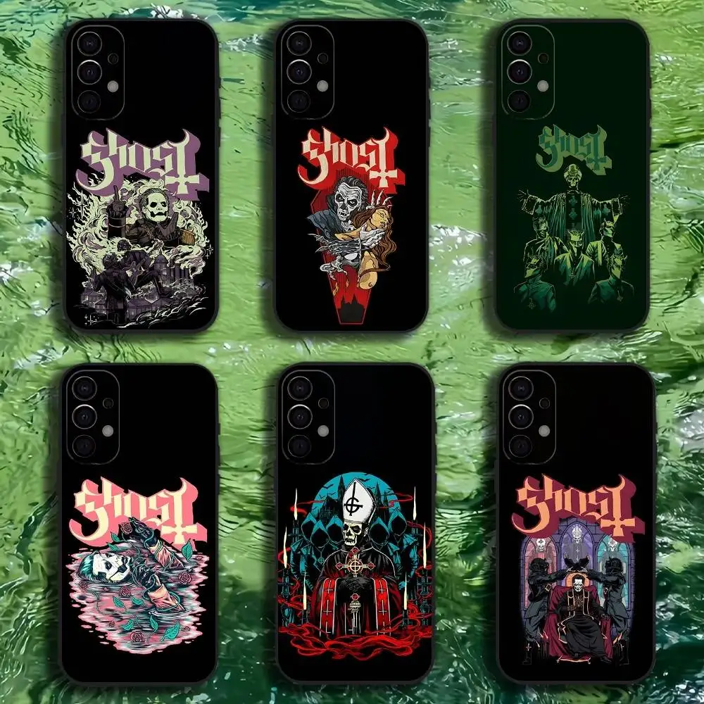 

Ghost Heavy Metal Band Phone Case For Samsung S25,S24,S21,S22,S23,S30,Ultra,S20,Plus,Fe,Lite,Note,10,9,5G Black Cover