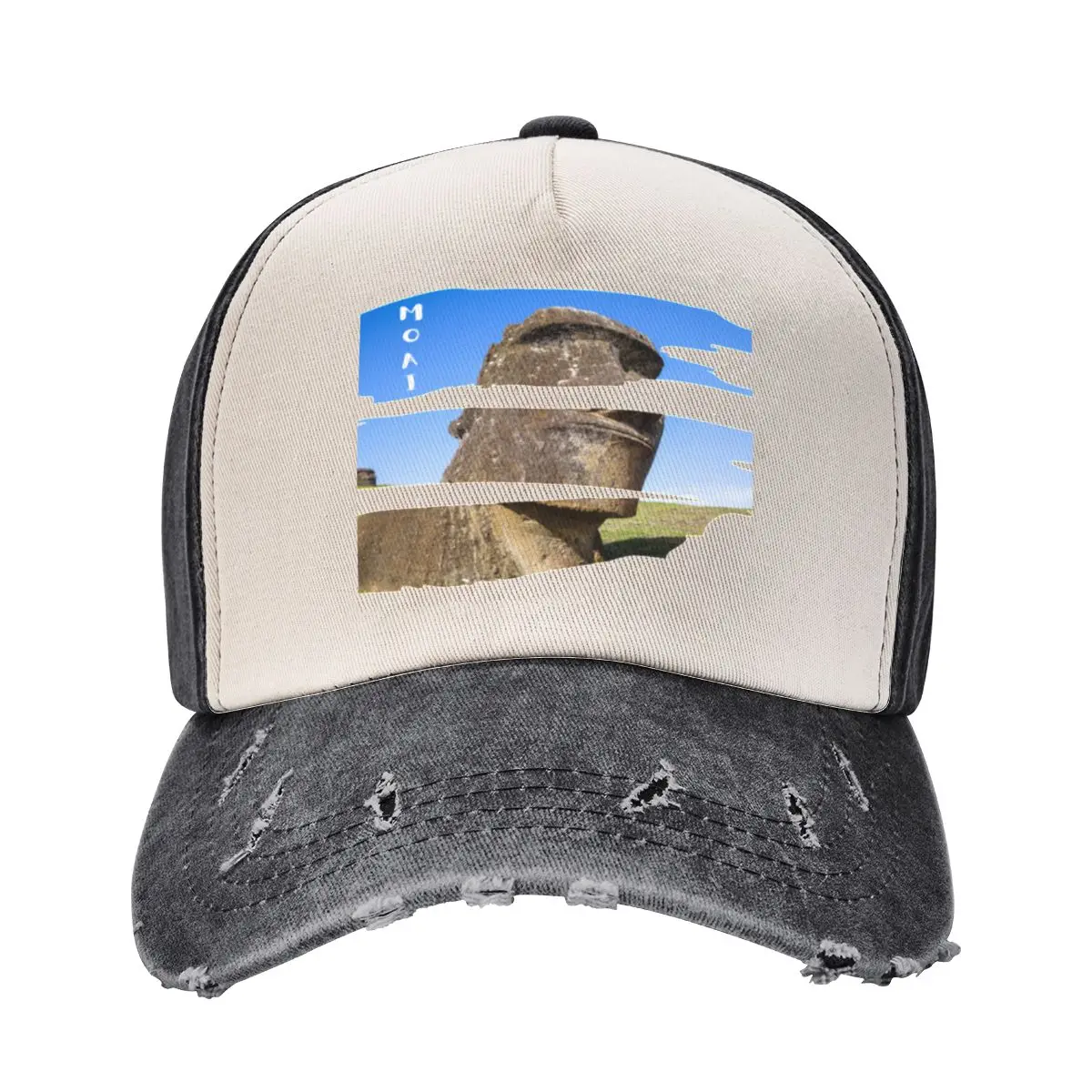 Moai-Watchers of Easter Island Baseball Cap Sports Cap sun hat Men Women's