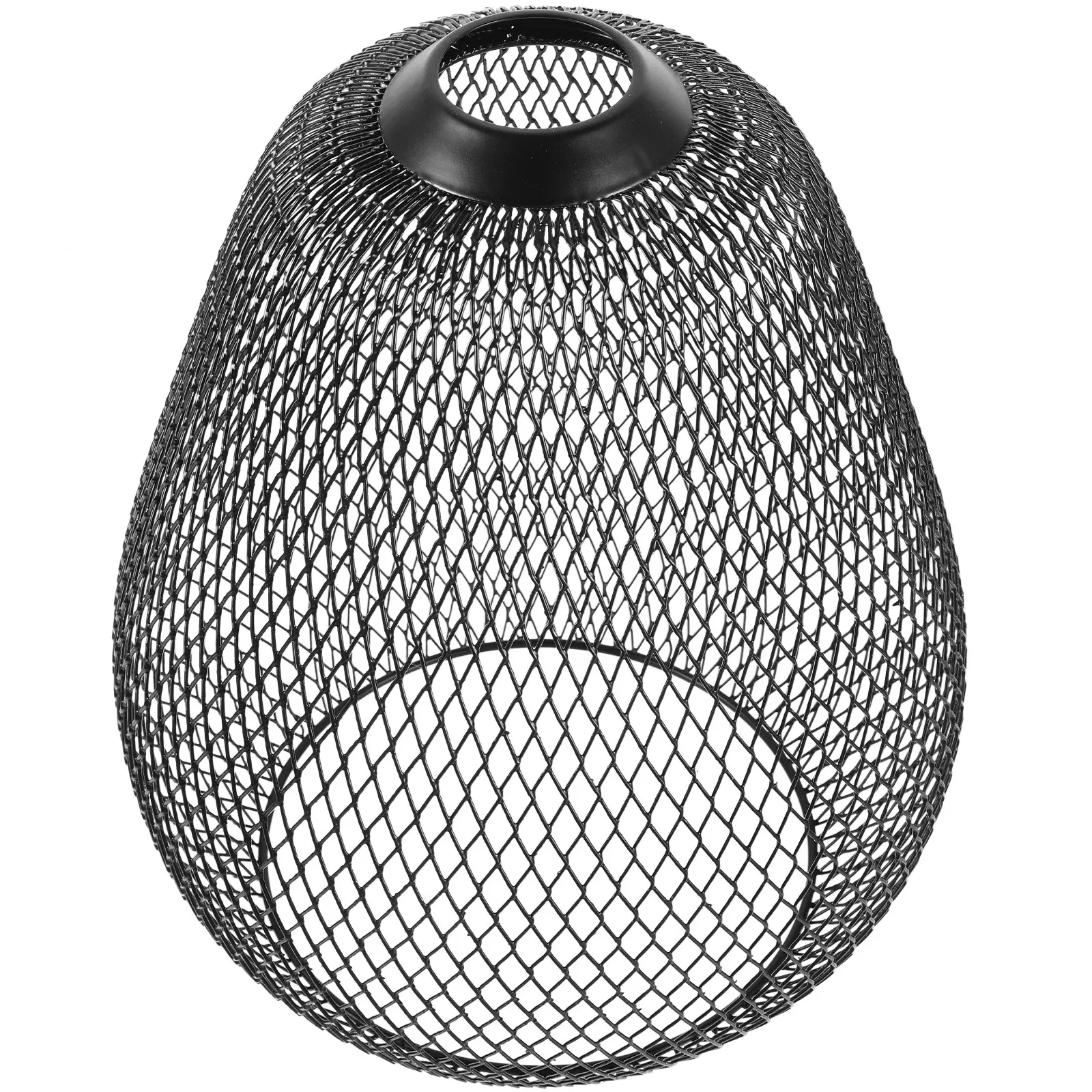 

Pendant Lamp Shade Hollow Out Metal Lampshade Black Minimalist Decorative Lamp Cover for Chandelier Hanging Light Home Hotel
