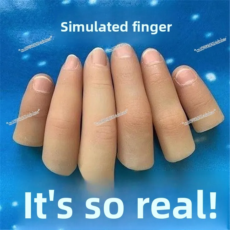 

Fake Finger Silicone Prosthesis Broken Finger Cover Special Simulation for Disabled Physical Exam Thumb