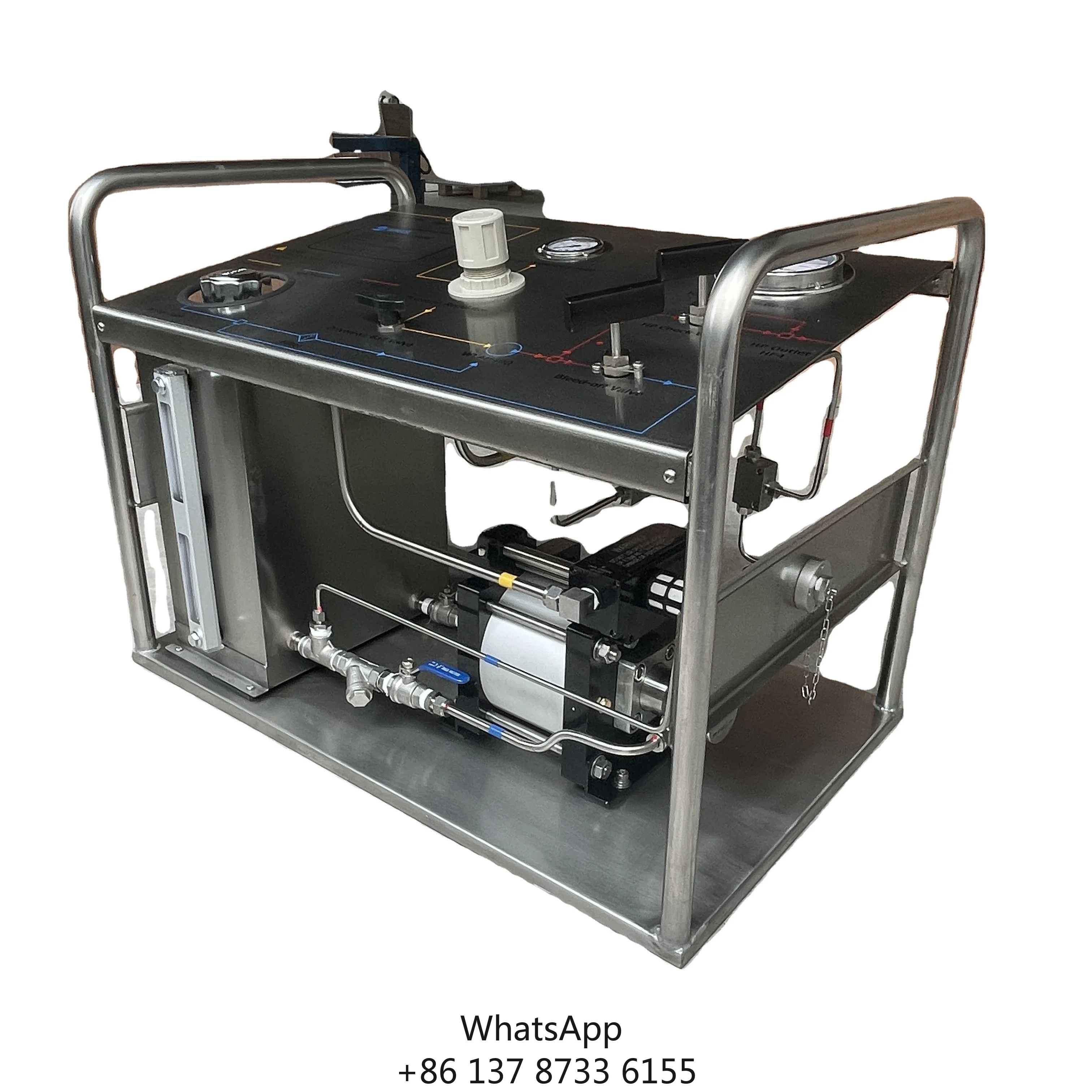 Portable Hydraulic Pressure Test Pump For Hose Hydrostatic Test