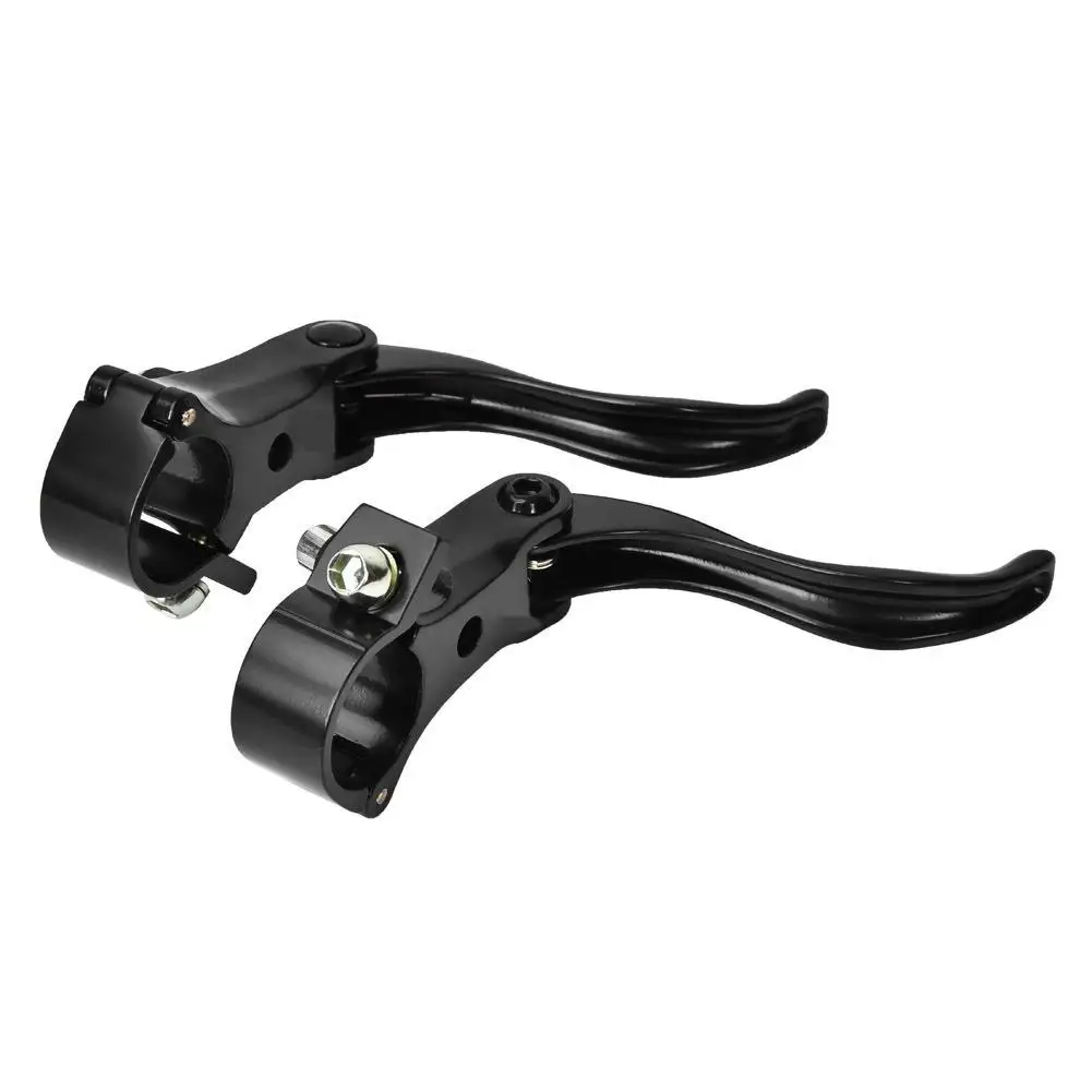 1 Pair Lightweight Aluminum Bicycle Brake Levers 24mm for Mountain & Road Bikes - Disc Brake Handlebar Parts