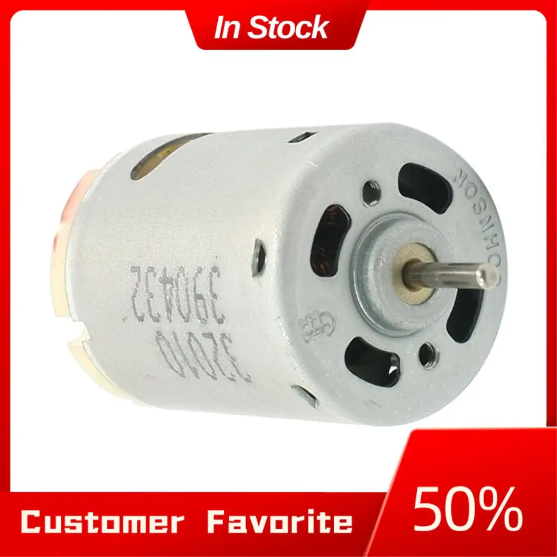 AT03 Top 2 uds Motor CC: 1 Uds RK-370SD-3550 Motor de cepillo CC 6-18V 8500 RPM y 1 Uds Motor magnético de alta velocidad, DC 12V 21000RPM
