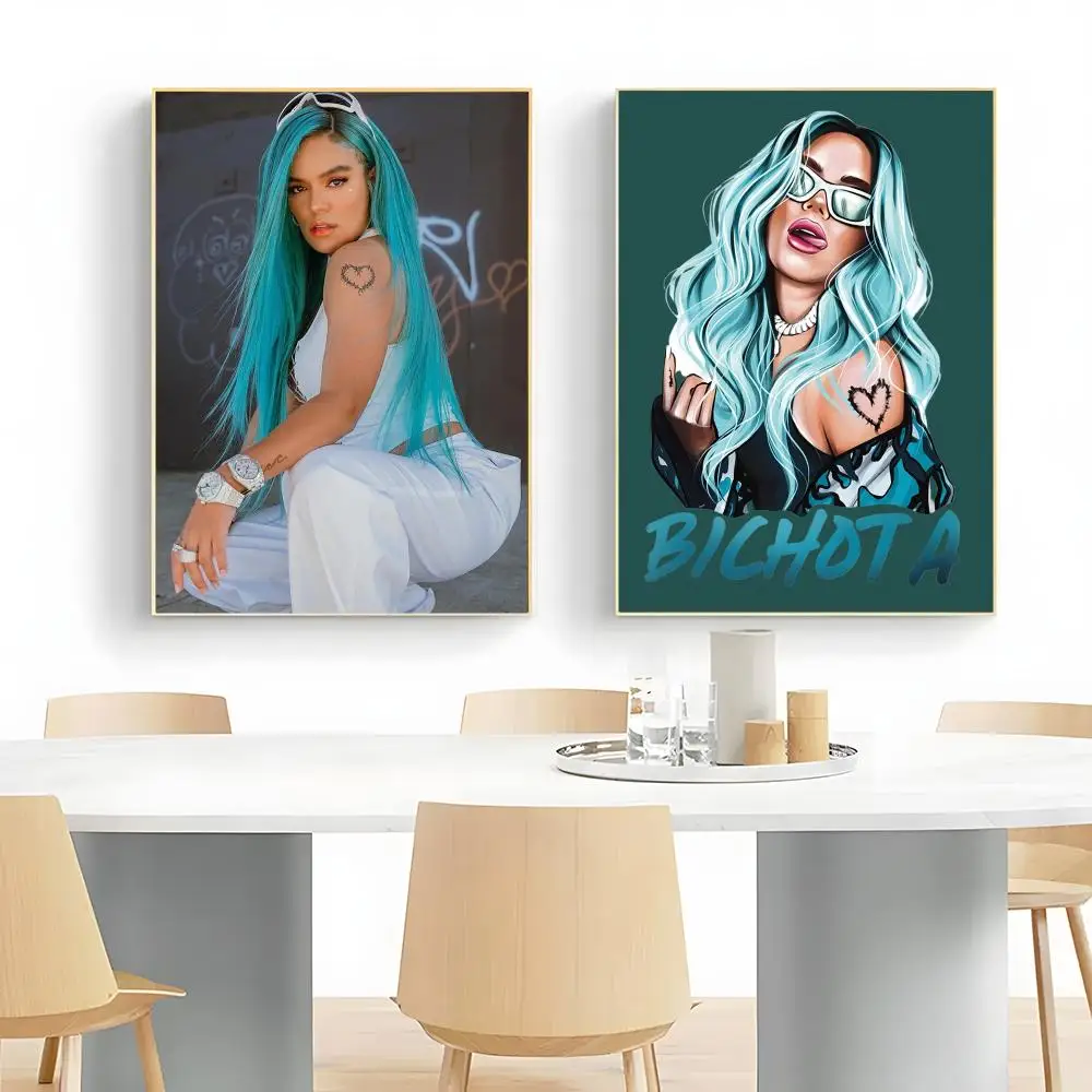 Pop Singer Karol G Poster Wall Art Print Decorative Mural Home Decor Gift Unframed