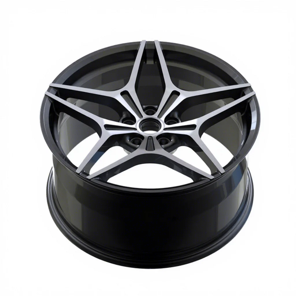 18-20 Inch Black Five-pointed Star Forged Wheels Universal Aftermarket Rims Personalized Car Exterior Tuning