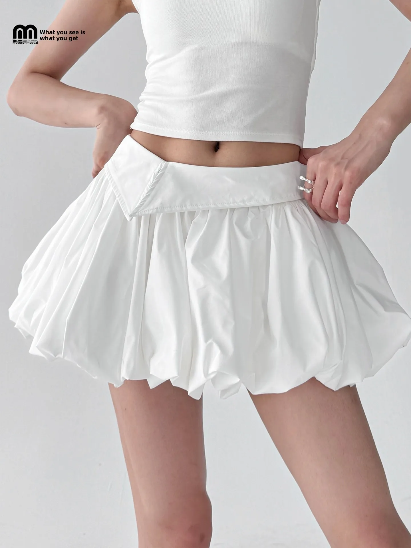 Faionable Thin A-Line  Skirt Asymmetrical Design Summer New Arrival Korean Sle Women's Skirts Ci Commute Casual Wear