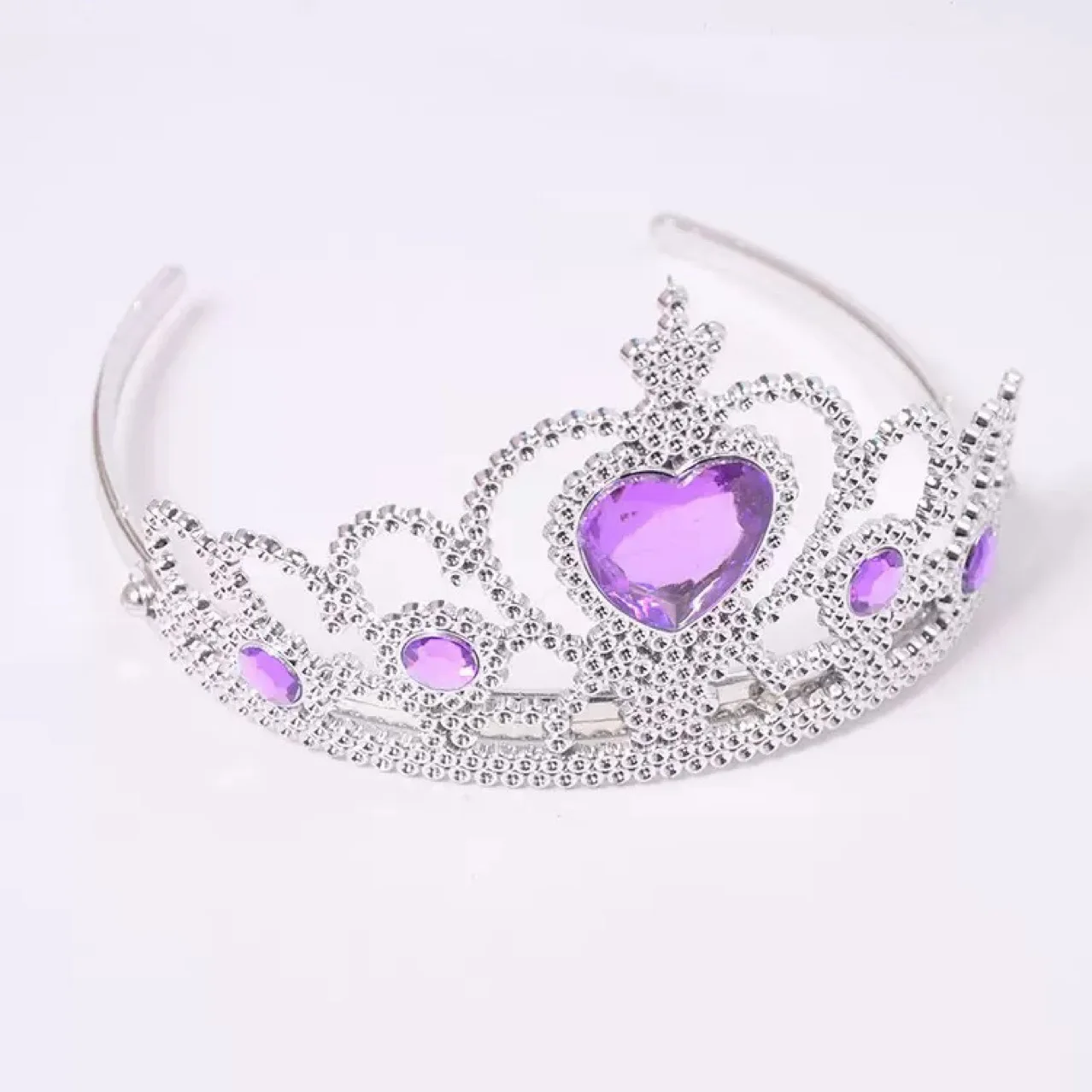 Lovely Fashion Hairbands Multi Color Lightweight Queen Princess Crown Headbands Heart Birthday Tiara For Girls Party Accessories image 5
