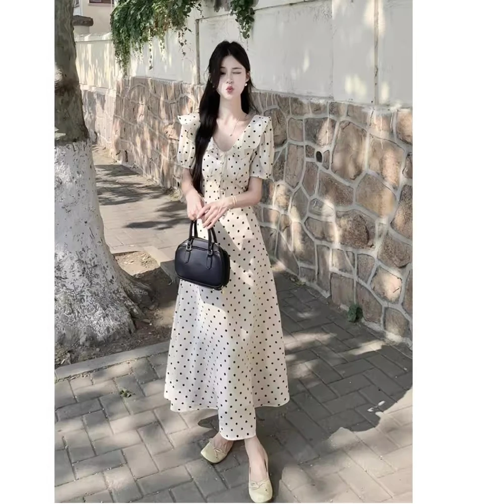 Vestidos de manga curta feminino petite outono tweed houndstooth faixas dupla face painéis em camadas meio aberto abotoado contrastante