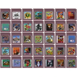 GBC cartucho de videojuegos de 16 bits, tarjeta de juegos Adventure Island, Dragon Warrior, Duke, Nukem, Metal Gear, Solid metrid II, DX, Shantae