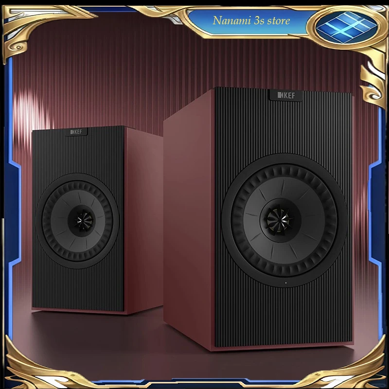 مكبر صوت بلوتوث KEF Coda W Active أصلي جديد، مناسب لسطح المكتب للكمبيوتر، مقاوم للماء والغبار، مع لمسة نهائية من الفينيل