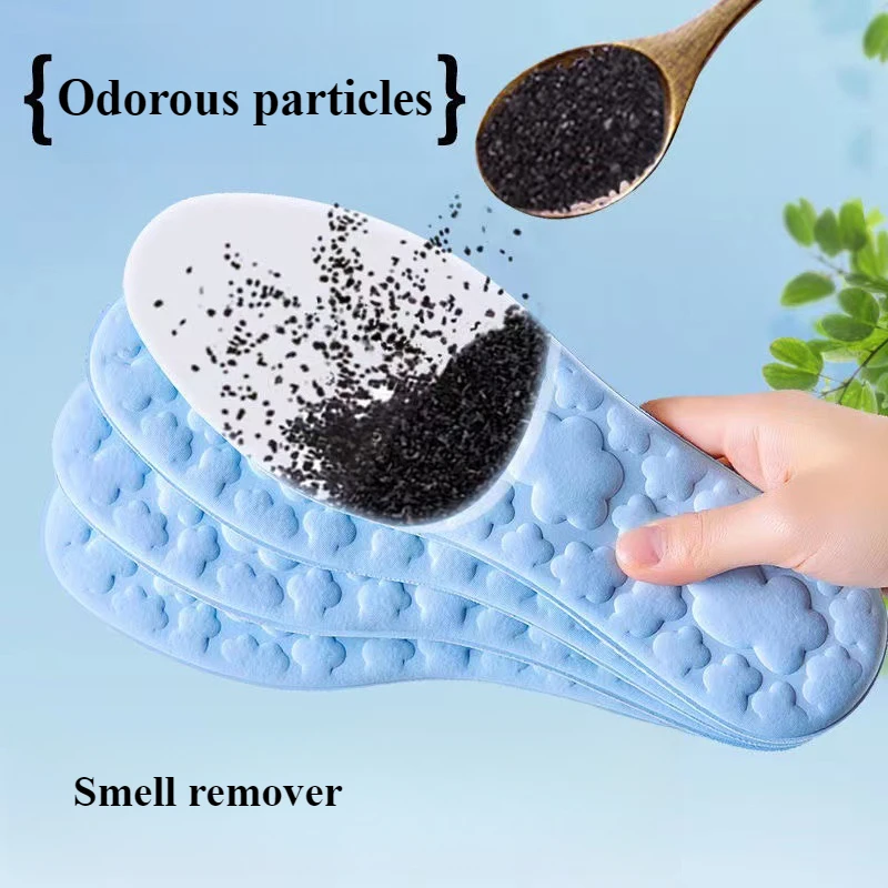 Massage Memory Foam Insoles for Shoes Sole Breathable Cushion Sport Insoles Feet Running Orthopedic Insoles Men Women Shoe Pads image 3