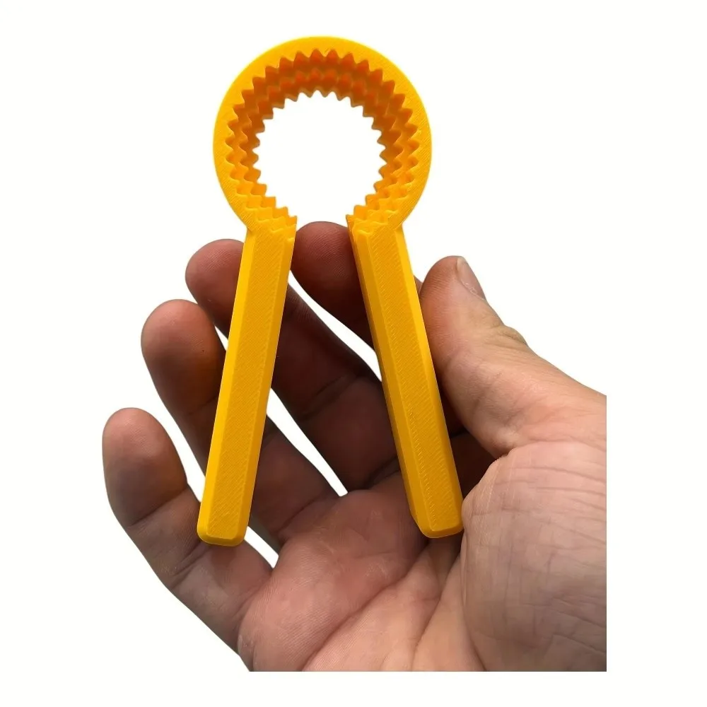 Creative Multifunctional Twist Bottle Opener Ergonomic Gear Design Bottle Cap Opener Reusable Durable Plastic Cap Lifter