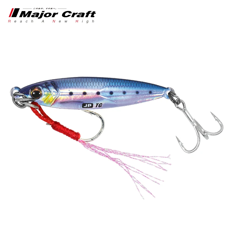 MajorCraft Tungsten Steel 3D Bionic Luya Iron Plate Bait 24-32gJapanese Horse Brand JPTG Long-distance Casting Fast Sinking