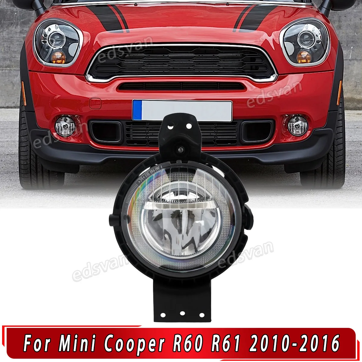 

Противотуманная фара (левая/правая) для Mini Countryman R60 2010-2016, универсальная накладка на передний бампер, декоративная накладка для автомобильного сигнального света