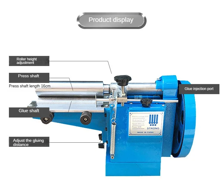 

MG-884 Strong force glue gluing Machine for paper, Leather, Wood，yellow glue, glue width 16CM