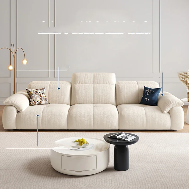 Canapés de salon nordiques minimalistes, modernes, paresseux, sectionnels, de luxe, de styliste euro