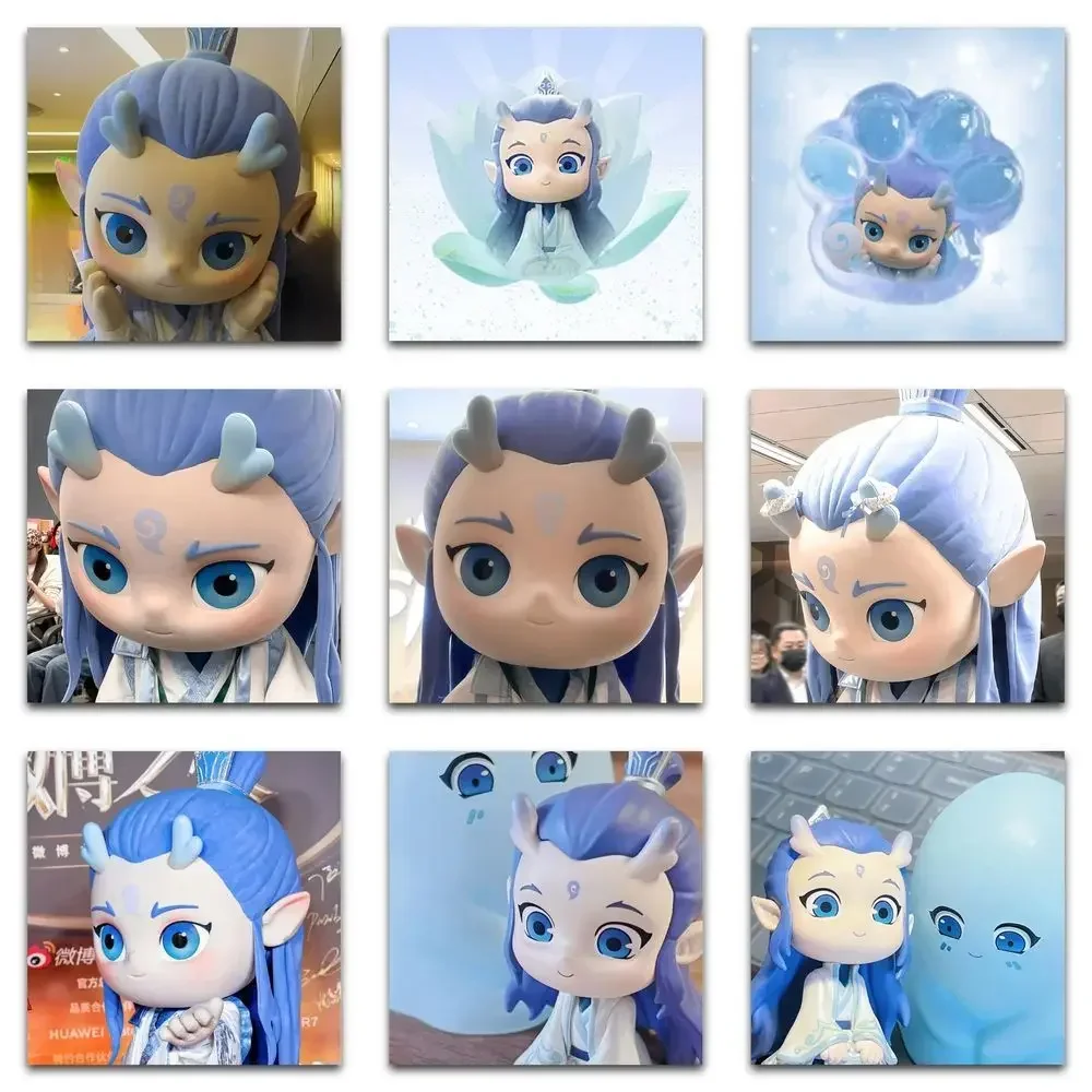 70PCS NEW Ne Zha 2 Aobing Cosplay Anime Stickers Cute Cartoon Decoration Suitcase Laptop Phone Stationery Manga Sticker