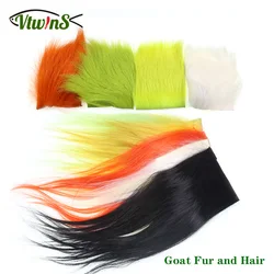 Vtwins  Cashmere Goat Hair Natural Fur Fly Tying Material for Streamer Tube Saltwater Deceivers Sunray Shadow  Lure Bait Making