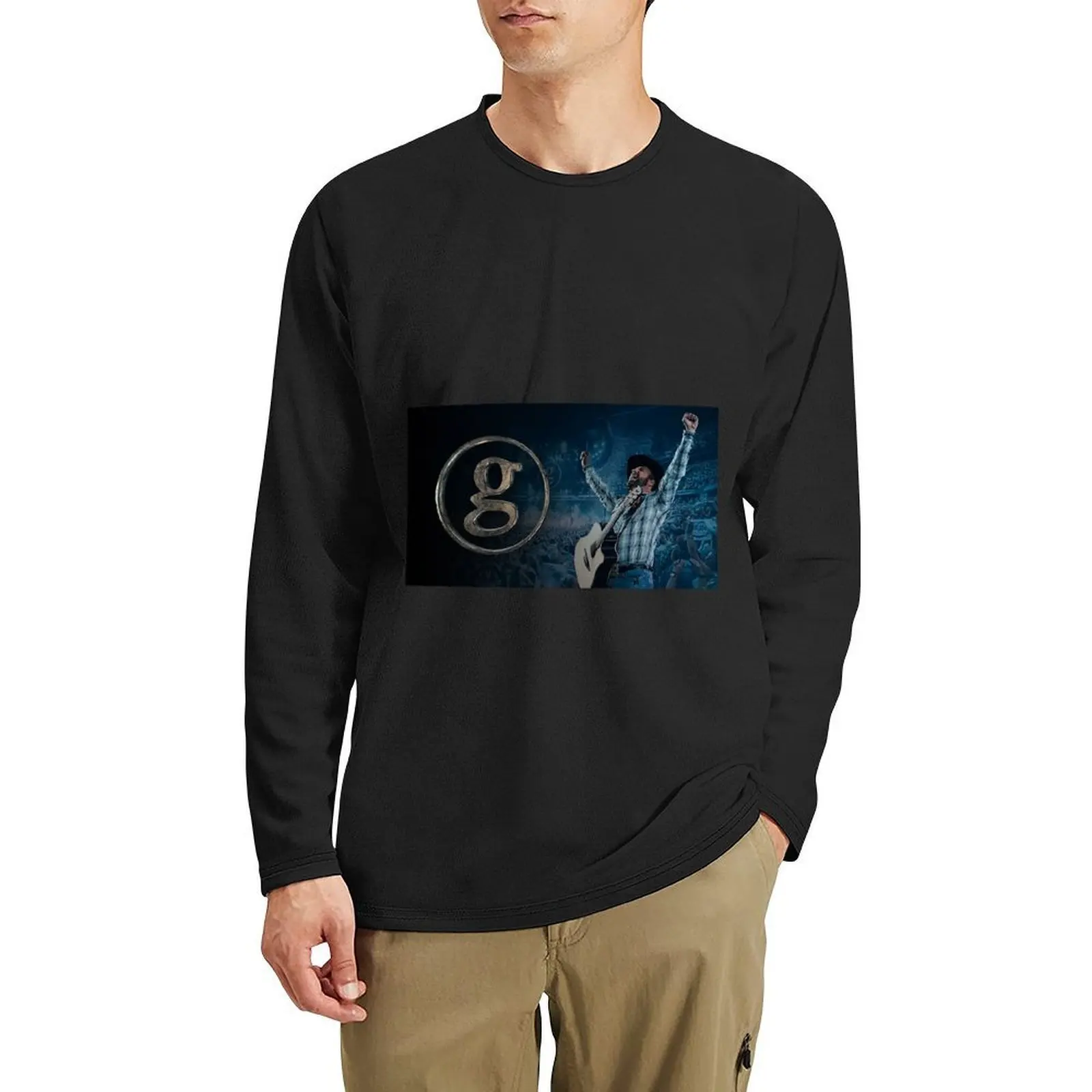 

Garth Brooks стадион тур mur6 2019 kel длинная футболка забавная футболка тяжелые футболки одежда в стиле хиппи мужская одежда