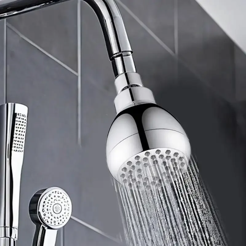 

Запчасти для ванной комнаты Насадка для душа Верхняя насадка для душа Душ высокого давления 3-дюймовая фиксированная хромированная насадка для душа с защитой от утечек
