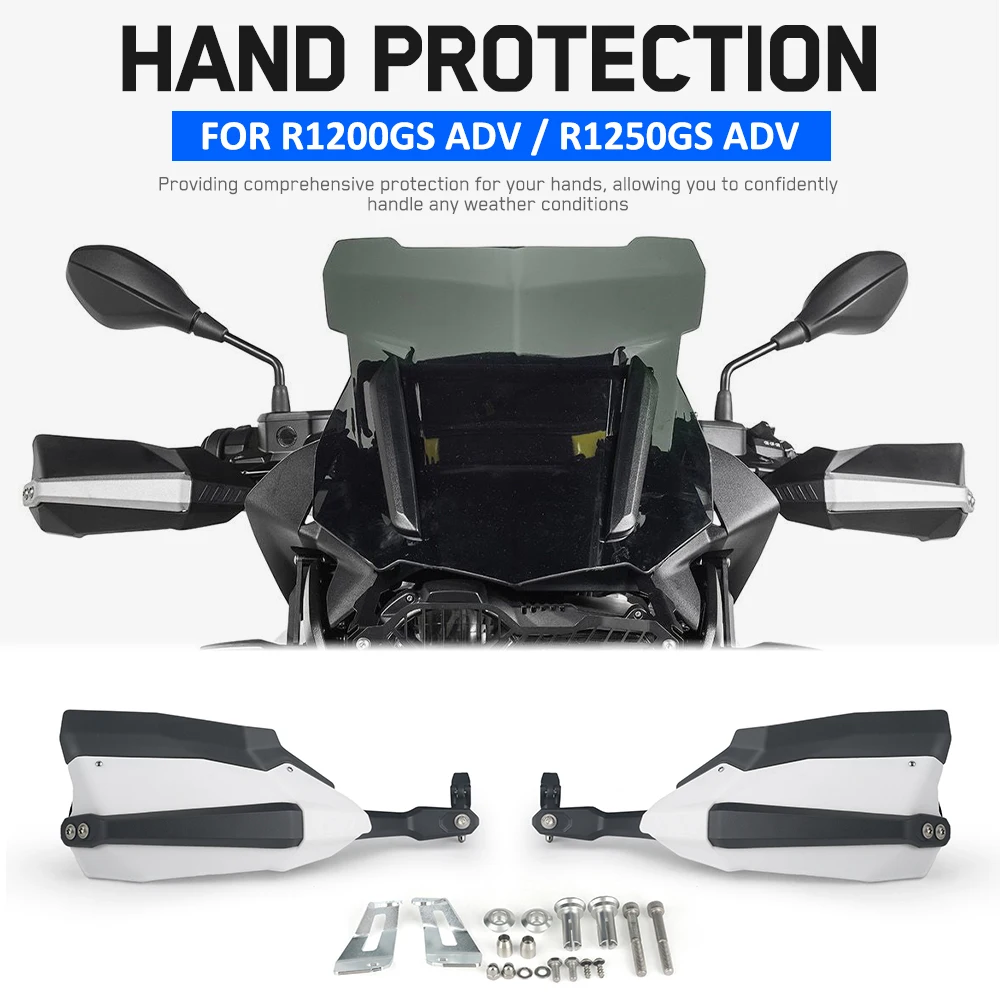 

For BMW R1200GS R 1250 GS R1250GS ADV Adventure Motorcycle Hand Guard Wind Deflector Handlebar Handguard Protector Brush Bar kit