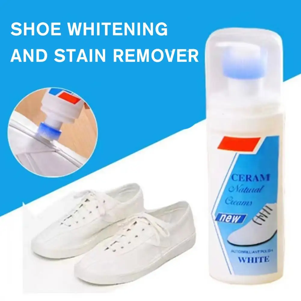 100ML White Shoe Cleaner Foam Suede Sheepskin Matte Shoes Leather Cleaner Polish Cleaning Tool Sneakers Care