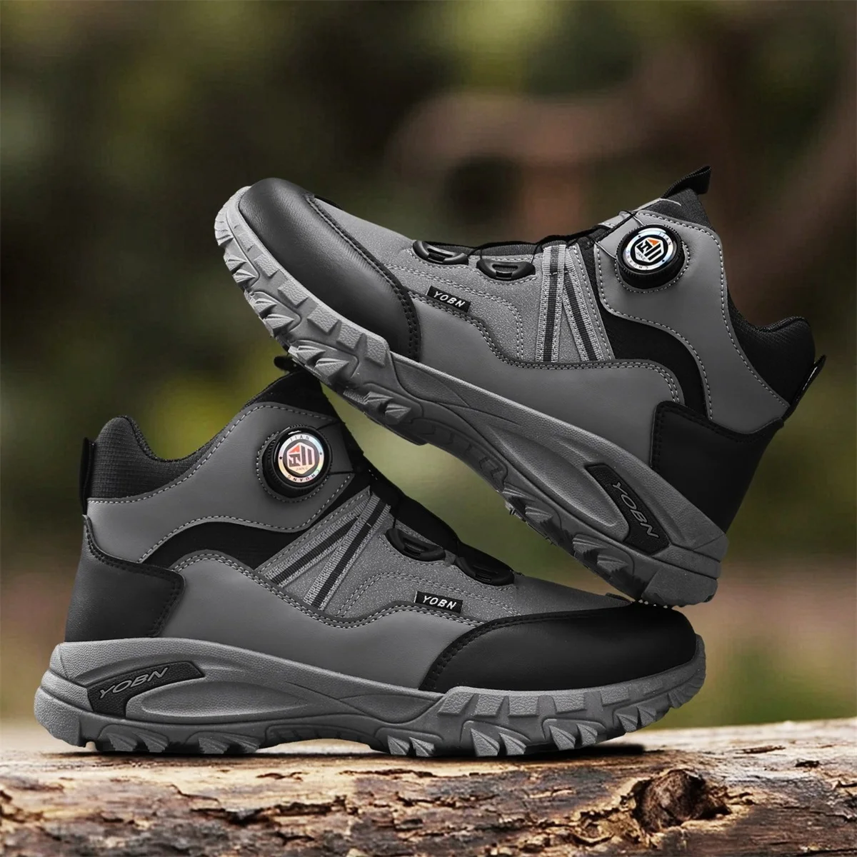 

Новые высокие туфли, водонепроницаемые и противоскользящие походные ботинки для мужчин, модные кожаные ботинки с ручками, уличная рабочая обувь