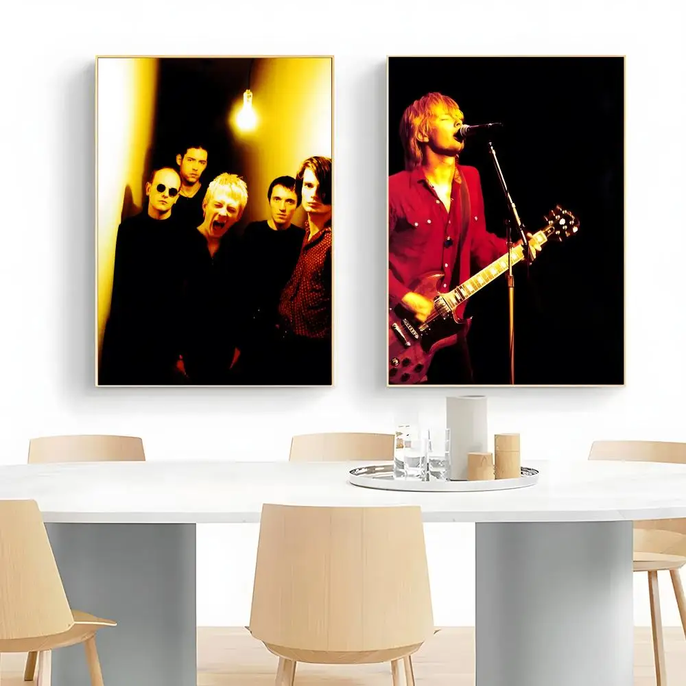 Band Rock Radiohead Classic Vintage Poster Wall Art Print Decorative Mural Home Decor Gift Unframed