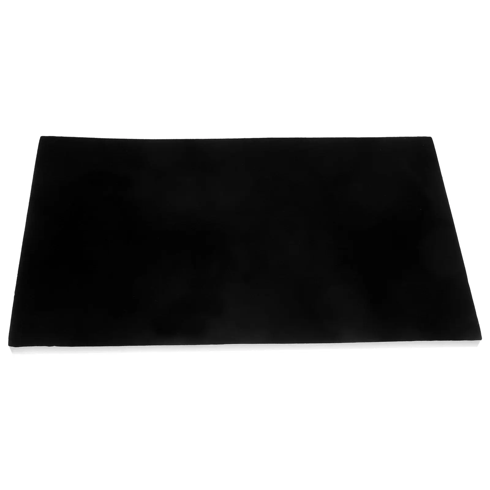 

Black Cotton Pad Ring Tray for Earrings Studs Jewelry Display Organizer Foam Insert Storage Accessories