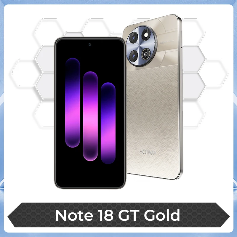 HOTWAV Note 18 GT Smartphone 7,2'' 120Hz 8,6mm ultradunne mobiel 8GB RAM 256GB ROM 6200mAh batterij Android 15 telefoon