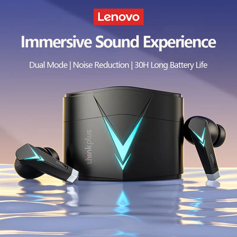 Lenovo-Écouteurs sans fil LP6 TWS Gaming, Buletooth, Sauna, Mode Touriste, Casque, Faible latence, Longue durée de vie de la batterie, Écouteurs, Original, Nouveau