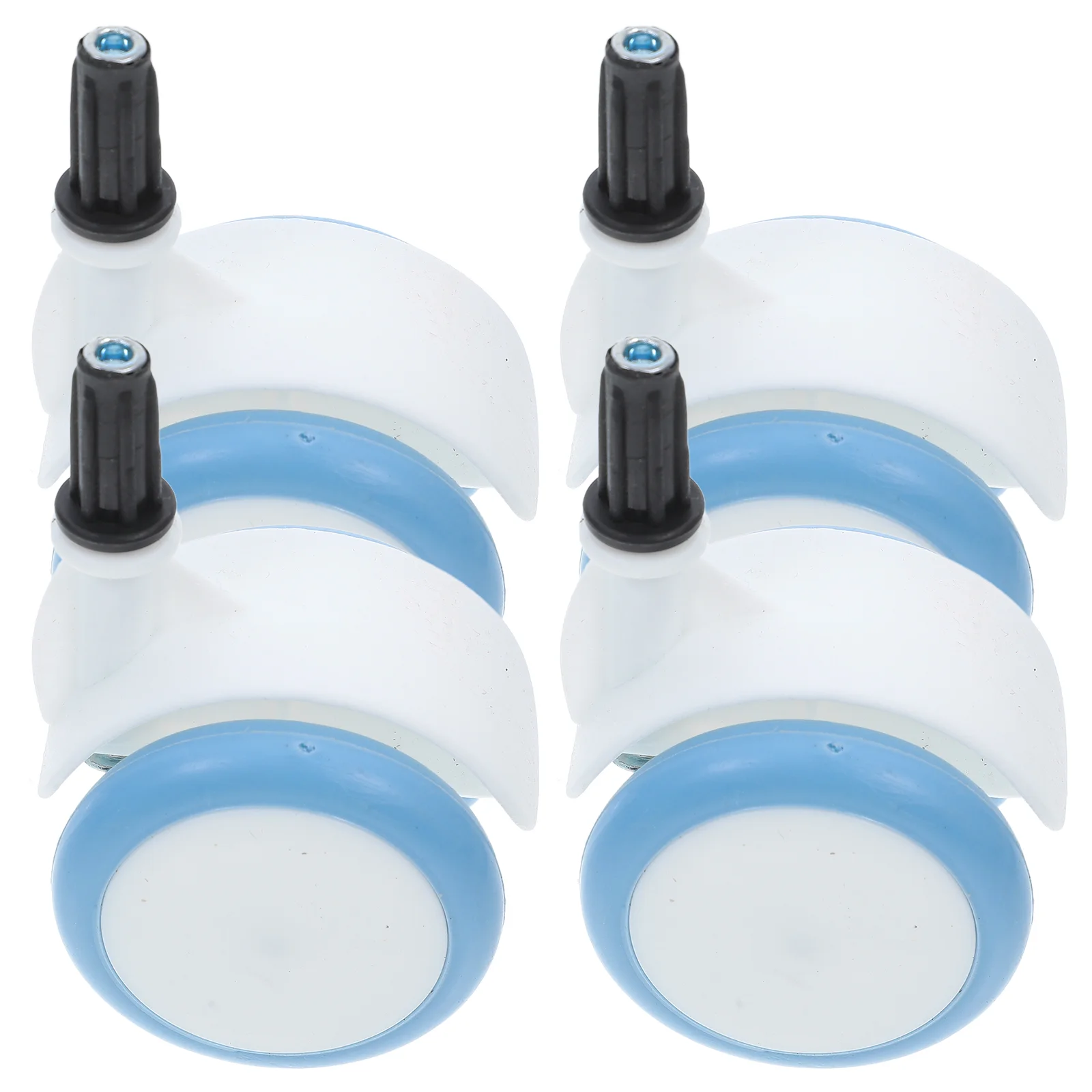 

4 Pcs Baby Walker Replacement Wheels Rubber Universal Compatibility Easy Installation Furniture Parts