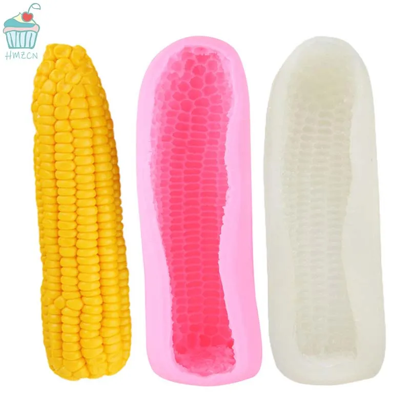 3D Corn Silicone Mold MousseCake Dessert Mold Kitchen Baking Supply for Pudding, Pastry, Jelly, Fondant, Soap, Cake Decoration