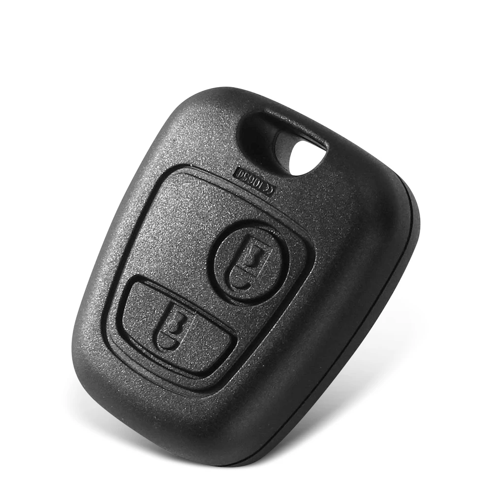 KEYYOU Replacement For Peugeot 107 206 207 306 307 407 For Citroen C1 C2 C3 For Toyota Remote Key Shell Fob 2 Buttons Blank Case