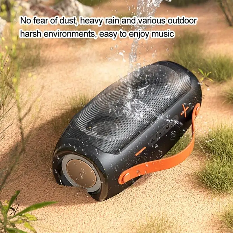 Блютеут-совместимый 5.3 динамик с мультимодом соединением и светодиодными эффектами Q84A