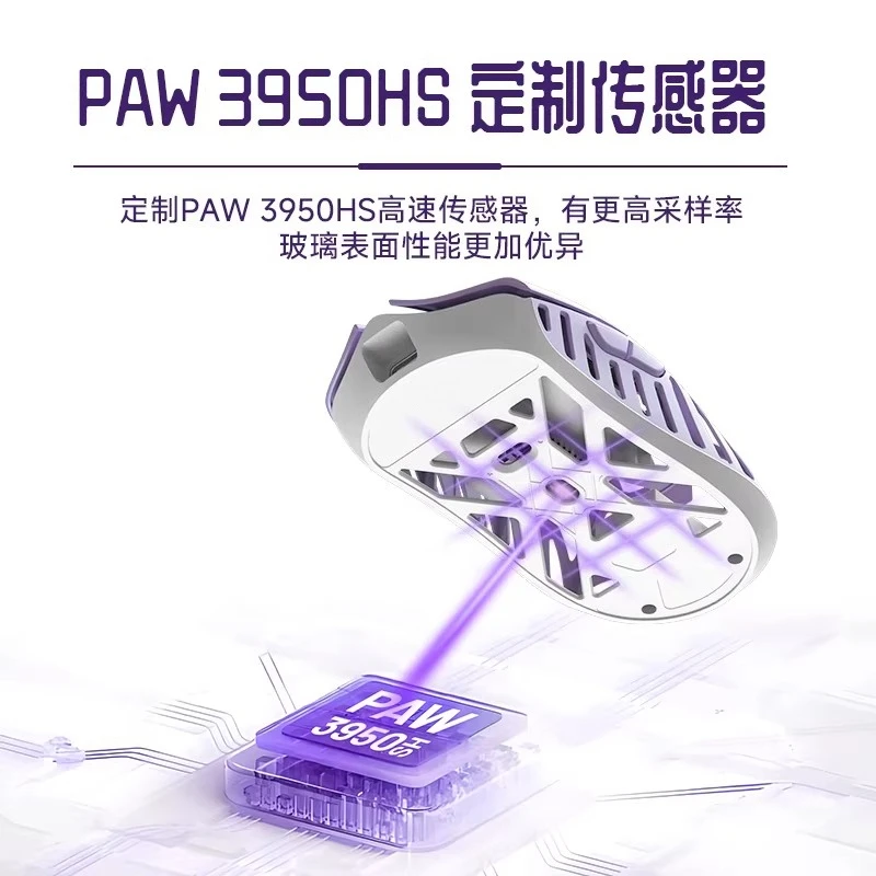 Flower Beast MiniPro Lightweight Magnesium Alloy Gaming 8K Return Aimed at Wireless Mouse