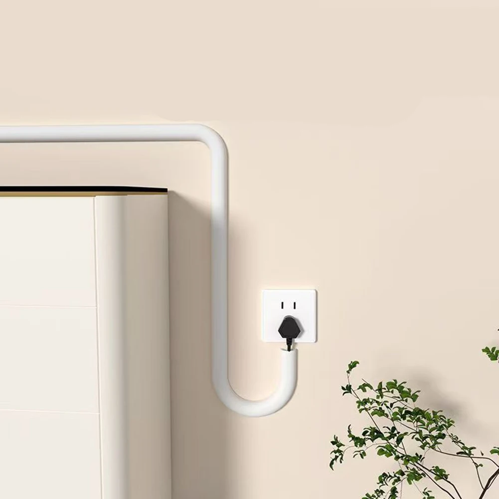 

1 шт., 1 м, чехол для напольного шнура из ПВХ, чехлы для проводов на полу, органайзер для укрытия шнура, защитные чехлы для напольного кабеля, крышка для проводов