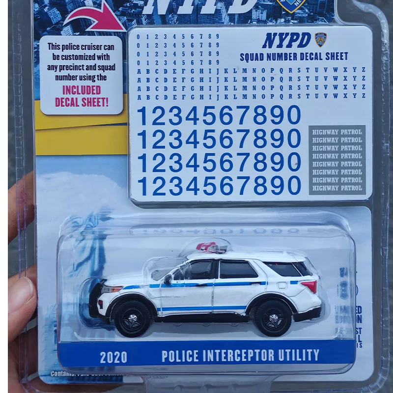 

M2 Alloy Car 1:64 Scale Responder New York City Police Diecast Collection Model Car By Child Toy Gift for Boys and Girls