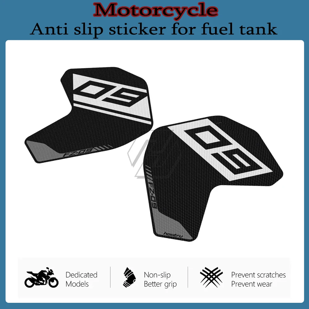 

Motorcycle Accessorie Side Tank Pad Protection Knee Grip Mat For Yamaha FZ-09 FZ09 2013-2020