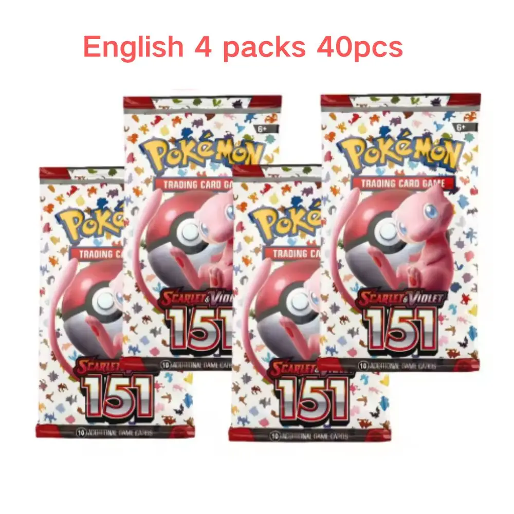 40 Sparkling Evolution 151 English Enhanced Battle Card Game Collection Card Gifts