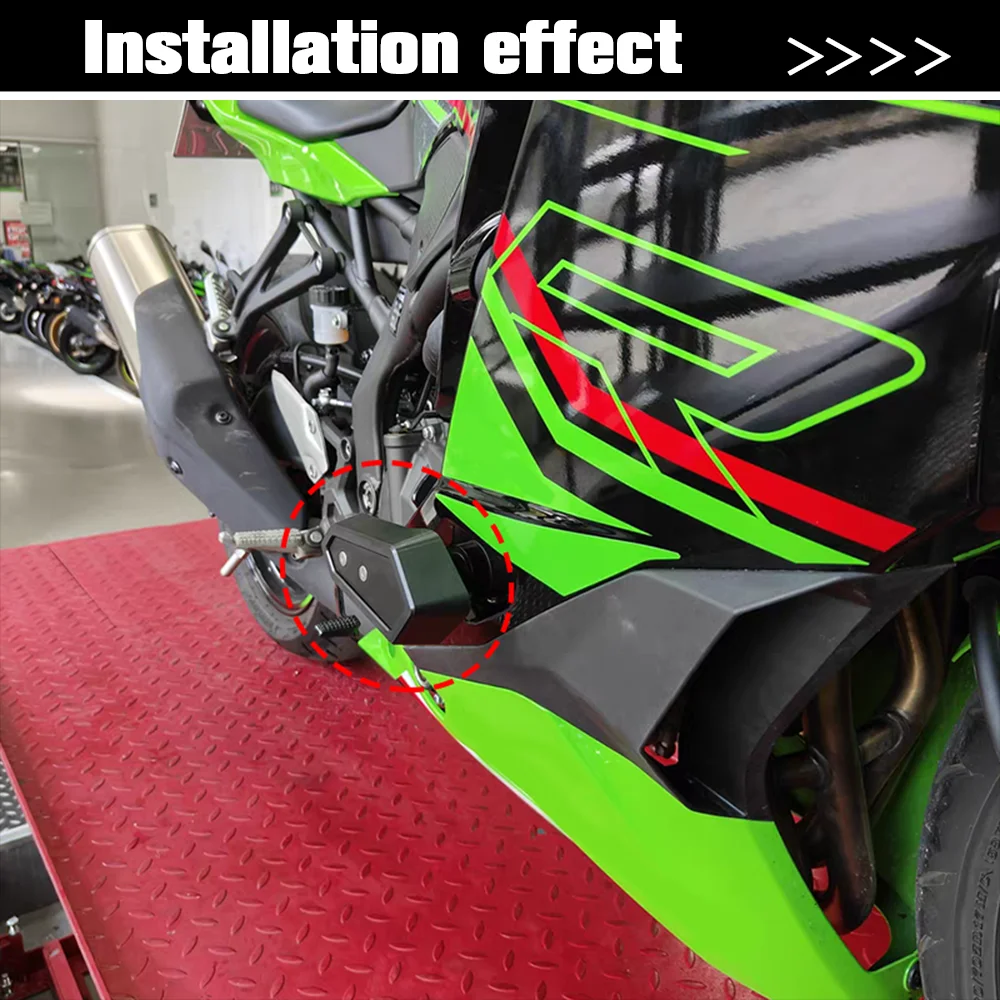 Motorcycle Engine Anti-collision Protector Frame Slider Protector Anti-collision Ball For Kawasaki ZX4R ZX4RR ZX25R Accessories