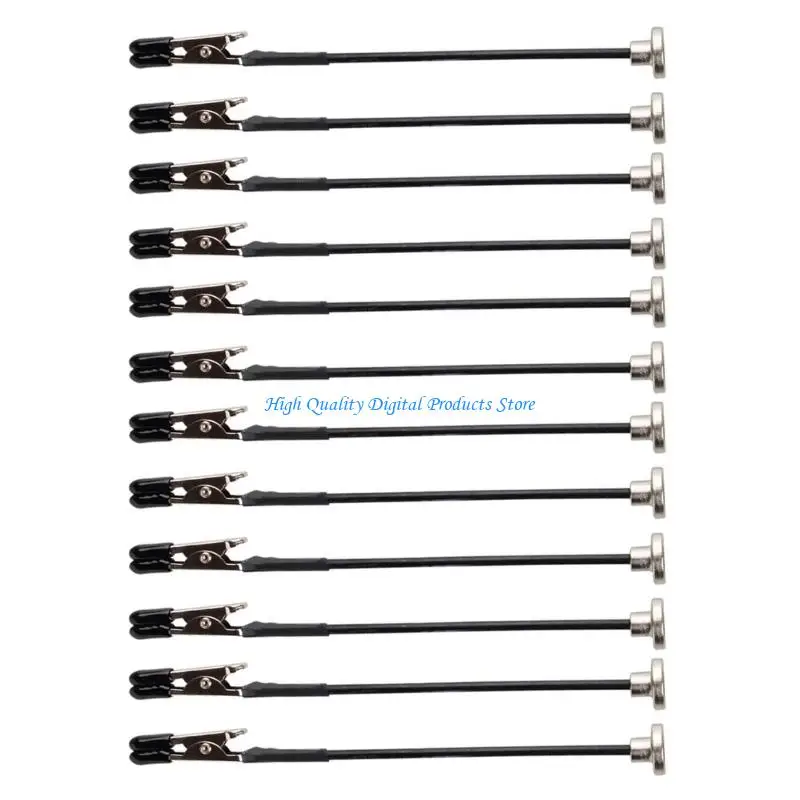 U2JE 5/15/20/30Pcs Model Painting Clips with Flexible Rods for Precisions Crafting