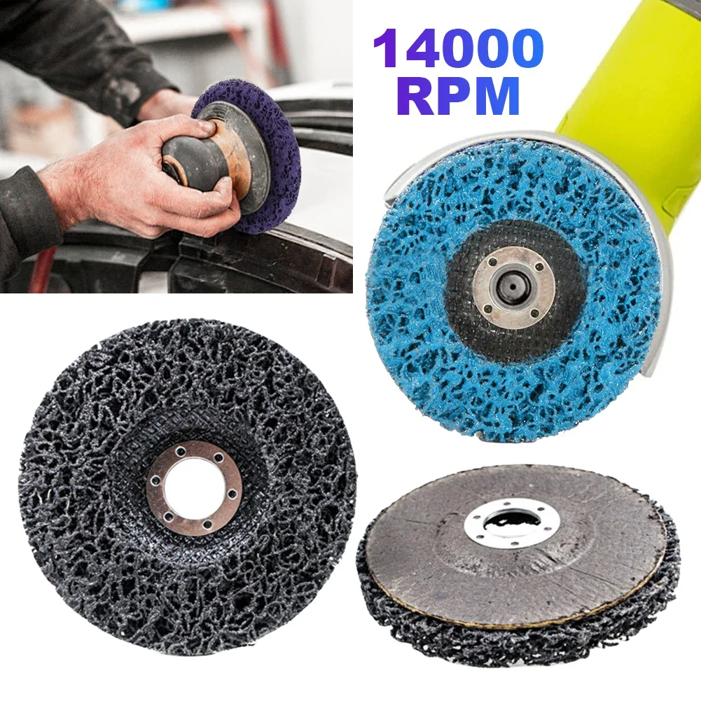 

100mm Polishing Disc Paint Rust Remover Automotive Paint Removal Polishing Wheel Angle Grinder Accessories Disc Abrasive Tool