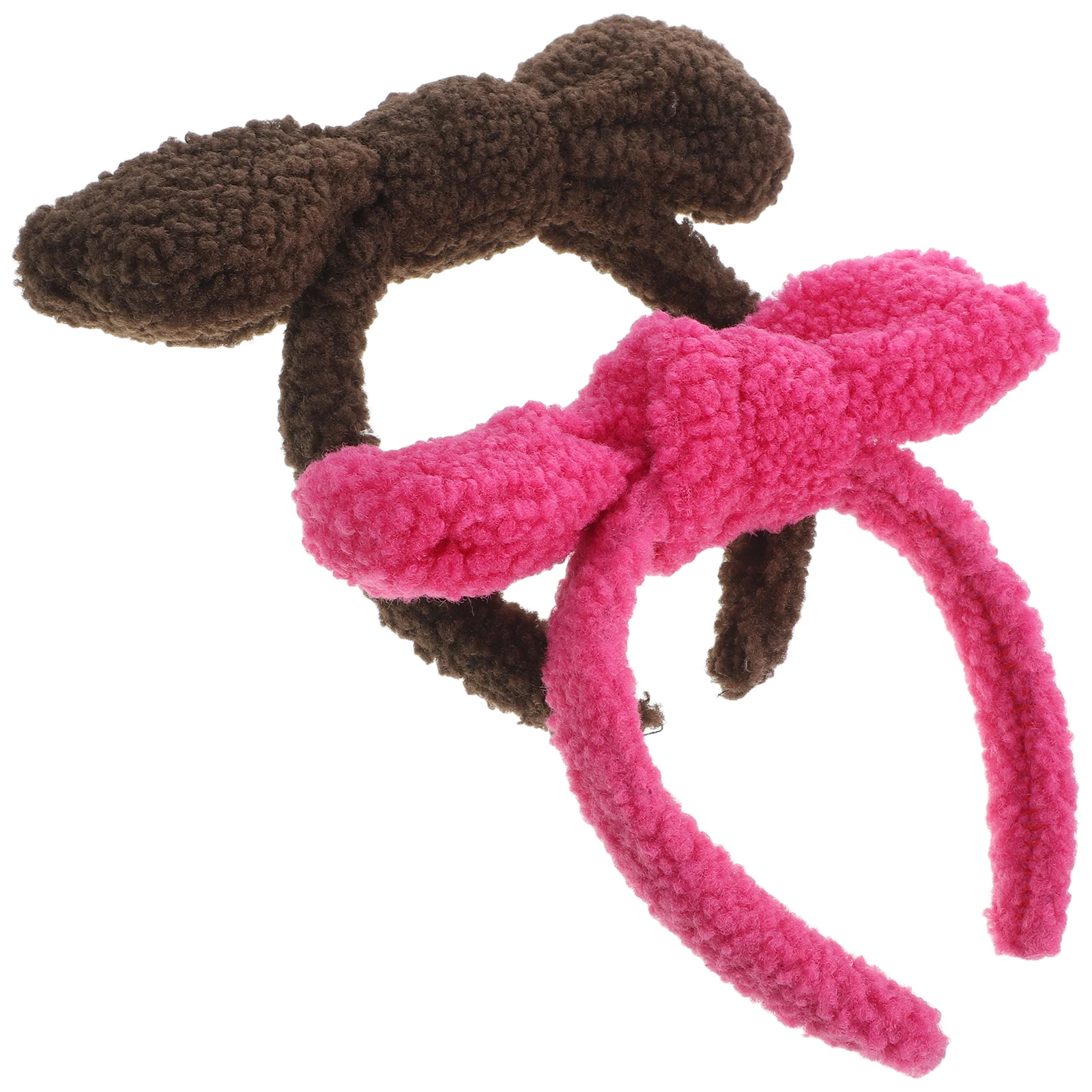 

2Pcs Bowknot Headbands Hair Accessories for Women Cute Face Washing Skincare Makeup Bow Bowknot Headband Hairband