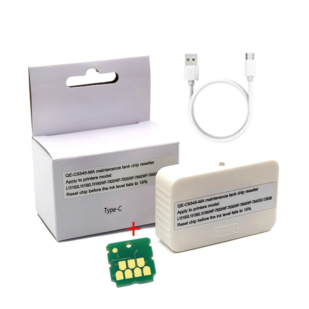 

C9345 Maintenance TanK Chip Resetter And Chip For Epson L8050 L8168 L8188 L8160 L8180 L5150 L5160 EC-C7000 ST-C8000 L18050