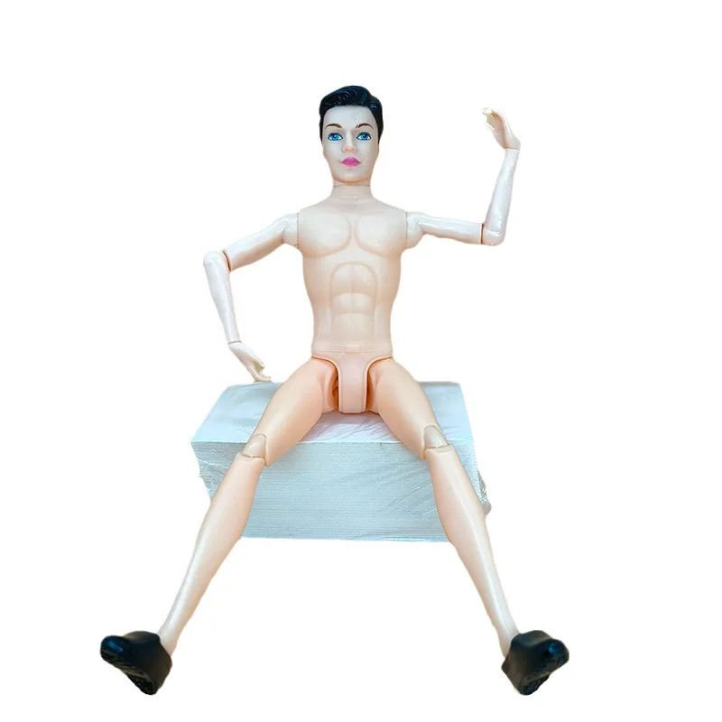 1/6 بنين دمية أرقام المفاصل المنقولة الصلبة 30 سنتيمتر نباتي فستان دمى الذكور رئيس + الجسم الاطفال DIY بها بنفسك لعبة هدايا عيد اللعب لعبة المنزل #6