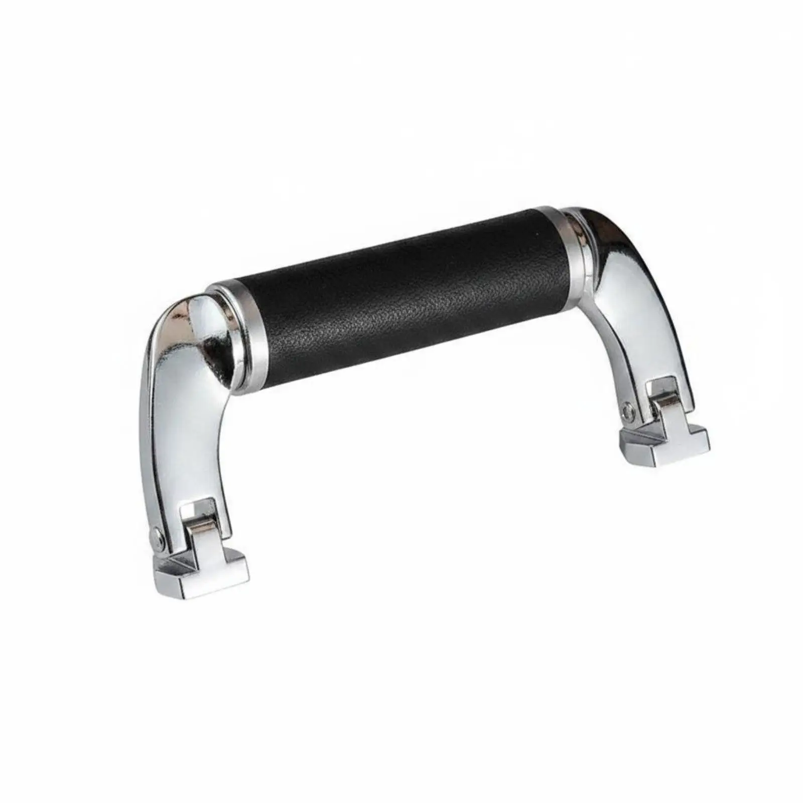 Sturdy Folding Zinc Alloy Handle with Rubber Grip for Luggage Case Toolbox Storage Aviation Pull