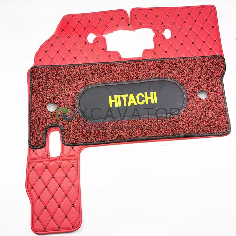 For Hitachi Zax Ex120/200/240/230/300/330-6-3g Cab Floor Rubber Foot Mat Excavator Accessories