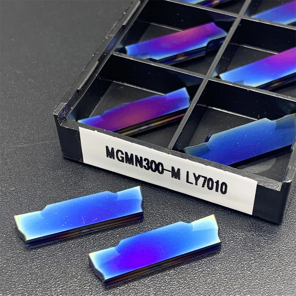 MGMN200-G MGMN300-M MGMN400-M LY7010 نانو الأزرق أدوات تحول كربيد مخرطة CNC القاطع MGMN300 فراق و الحز جزء